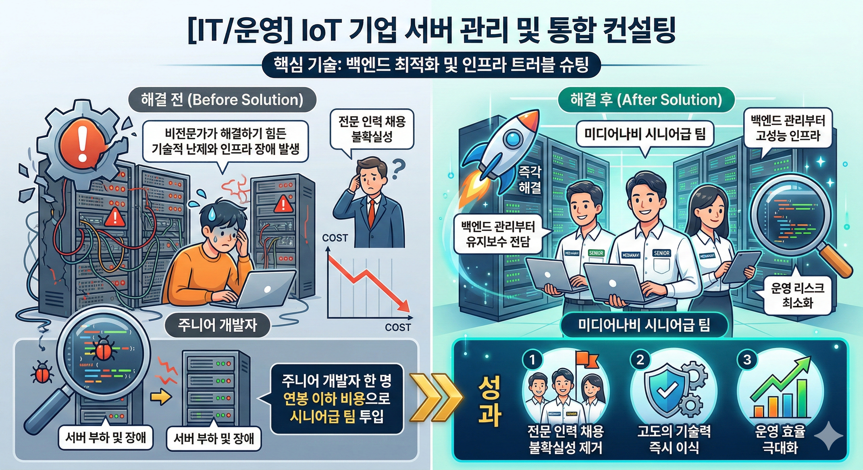 [IT/운영] IoT 기업 서버 관리 및 통합 컨설팅